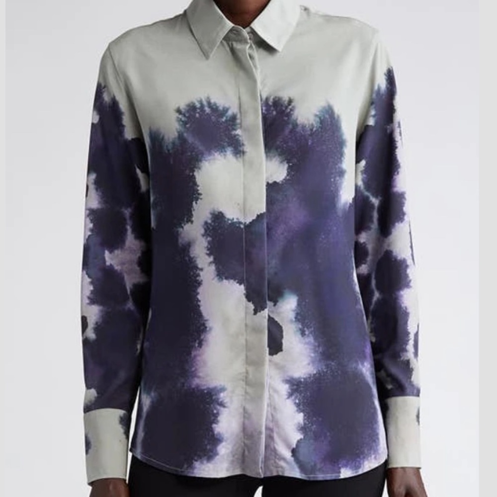 Altuzarra Chika Tie dye-print Silk Shirt